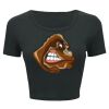 Ladies' Poly-Cotton Crop T-Shirt Thumbnail