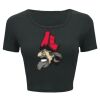 Ladies' Poly-Cotton Crop T-Shirt Thumbnail