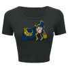Ladies' Poly-Cotton Crop T-Shirt Thumbnail