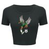 Ladies' Poly-Cotton Crop T-Shirt Thumbnail