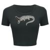 Ladies' Poly-Cotton Crop T-Shirt Thumbnail