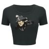 Ladies' Poly-Cotton Crop T-Shirt Thumbnail