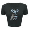 Ladies' Poly-Cotton Crop T-Shirt Thumbnail