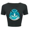Ladies' Poly-Cotton Crop T-Shirt Thumbnail