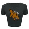 Ladies' Poly-Cotton Crop T-Shirt Thumbnail