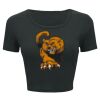 Ladies' Poly-Cotton Crop T-Shirt Thumbnail