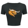 Ladies' Poly-Cotton Crop T-Shirt Thumbnail