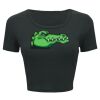 Ladies' Poly-Cotton Crop T-Shirt Thumbnail
