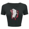 Ladies' Poly-Cotton Crop T-Shirt Thumbnail