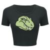 Ladies' Poly-Cotton Crop T-Shirt Thumbnail