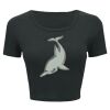 Ladies' Poly-Cotton Crop T-Shirt Thumbnail