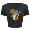 Ladies' Poly-Cotton Crop T-Shirt Thumbnail