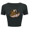 Ladies' Poly-Cotton Crop T-Shirt Thumbnail