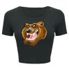 Ladies' Poly-Cotton Crop T-Shirt Thumbnail