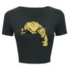 Ladies' Poly-Cotton Crop T-Shirt Thumbnail