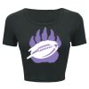 Ladies' Poly-Cotton Crop T-Shirt Thumbnail