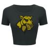 Ladies' Poly-Cotton Crop T-Shirt Thumbnail