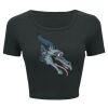 Ladies' Poly-Cotton Crop T-Shirt Thumbnail