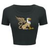 Ladies' Poly-Cotton Crop T-Shirt Thumbnail