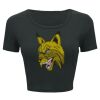 Ladies' Poly-Cotton Crop T-Shirt Thumbnail