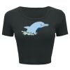 Ladies' Poly-Cotton Crop T-Shirt Thumbnail