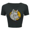 Ladies' Poly-Cotton Crop T-Shirt Thumbnail