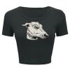 Ladies' Poly-Cotton Crop T-Shirt Thumbnail
