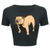 Ladies' Poly-Cotton Crop T-Shirt Thumbnail
