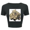 Ladies' Poly-Cotton Crop T-Shirt Thumbnail