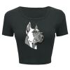 Ladies' Poly-Cotton Crop T-Shirt Thumbnail