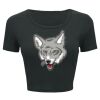Ladies' Poly-Cotton Crop T-Shirt Thumbnail