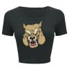 Ladies' Poly-Cotton Crop T-Shirt Thumbnail