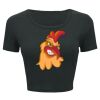 Ladies' Poly-Cotton Crop T-Shirt Thumbnail