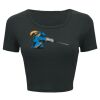 Ladies' Poly-Cotton Crop T-Shirt Thumbnail