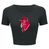Ladies' Poly-Cotton Crop T-Shirt Thumbnail