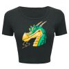 Ladies' Poly-Cotton Crop T-Shirt Thumbnail