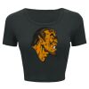 Ladies' Poly-Cotton Crop T-Shirt Thumbnail