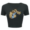 Ladies' Poly-Cotton Crop T-Shirt Thumbnail
