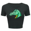 Ladies' Poly-Cotton Crop T-Shirt Thumbnail