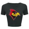Ladies' Poly-Cotton Crop T-Shirt Thumbnail