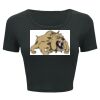 Ladies' Poly-Cotton Crop T-Shirt Thumbnail