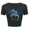Ladies' Poly-Cotton Crop T-Shirt Thumbnail