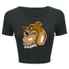 Ladies' Poly-Cotton Crop T-Shirt Thumbnail