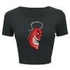 Ladies' Poly-Cotton Crop T-Shirt Thumbnail