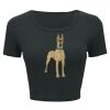 Ladies' Poly-Cotton Crop T-Shirt Thumbnail