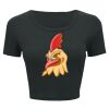 Ladies' Poly-Cotton Crop T-Shirt Thumbnail