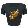 Ladies' Poly-Cotton Crop T-Shirt Thumbnail