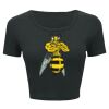 Ladies' Poly-Cotton Crop T-Shirt Thumbnail