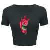 Ladies' Poly-Cotton Crop T-Shirt Thumbnail