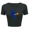 Ladies' Poly-Cotton Crop T-Shirt Thumbnail